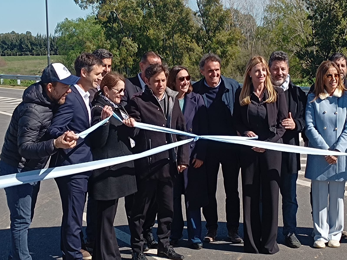 Kicillof inauguró la Autopista Presidente Perón: No venimos con motosierras