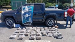 Autopista Riccheri: encontraron 40 kilos de marihuana en una camioneta que iba a Ezeiza