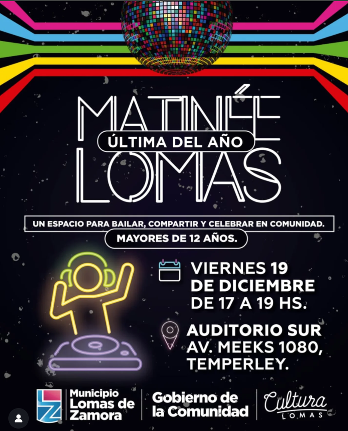 Flyer difundido por Lomas de Zamora.