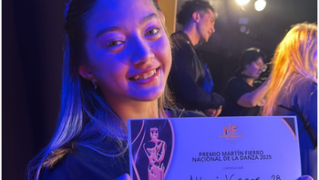Joven de Lomas de Zamora seleccionada para los Martín Fierro de Danza