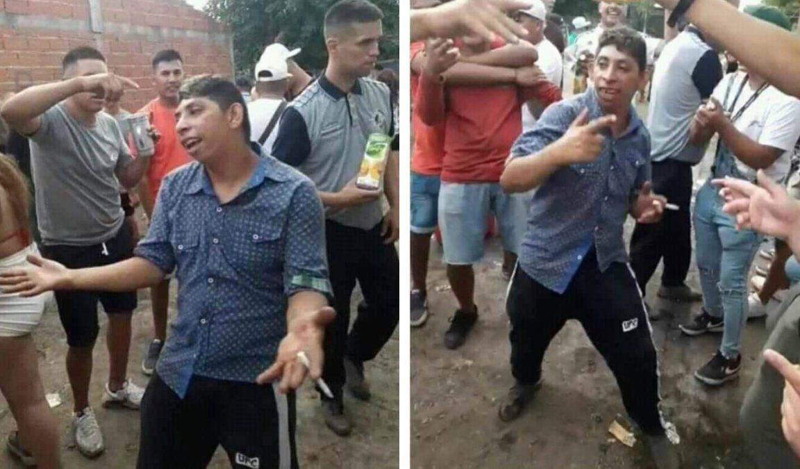 Viral. "Chuchu" se convirti&oacute; en meme cuando fue a una fiesta de Navidad en Monte Grande.