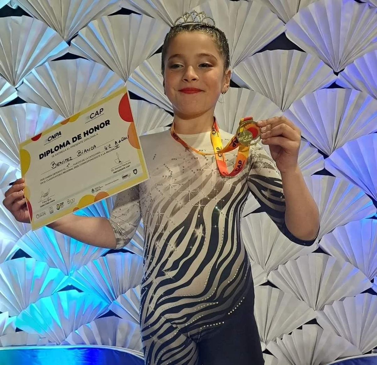 Bianca Benítez tiene 10 años y vive en Longchamps.