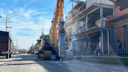lomas: arranco una obra clave en villa albertina y hay desvios en el transito