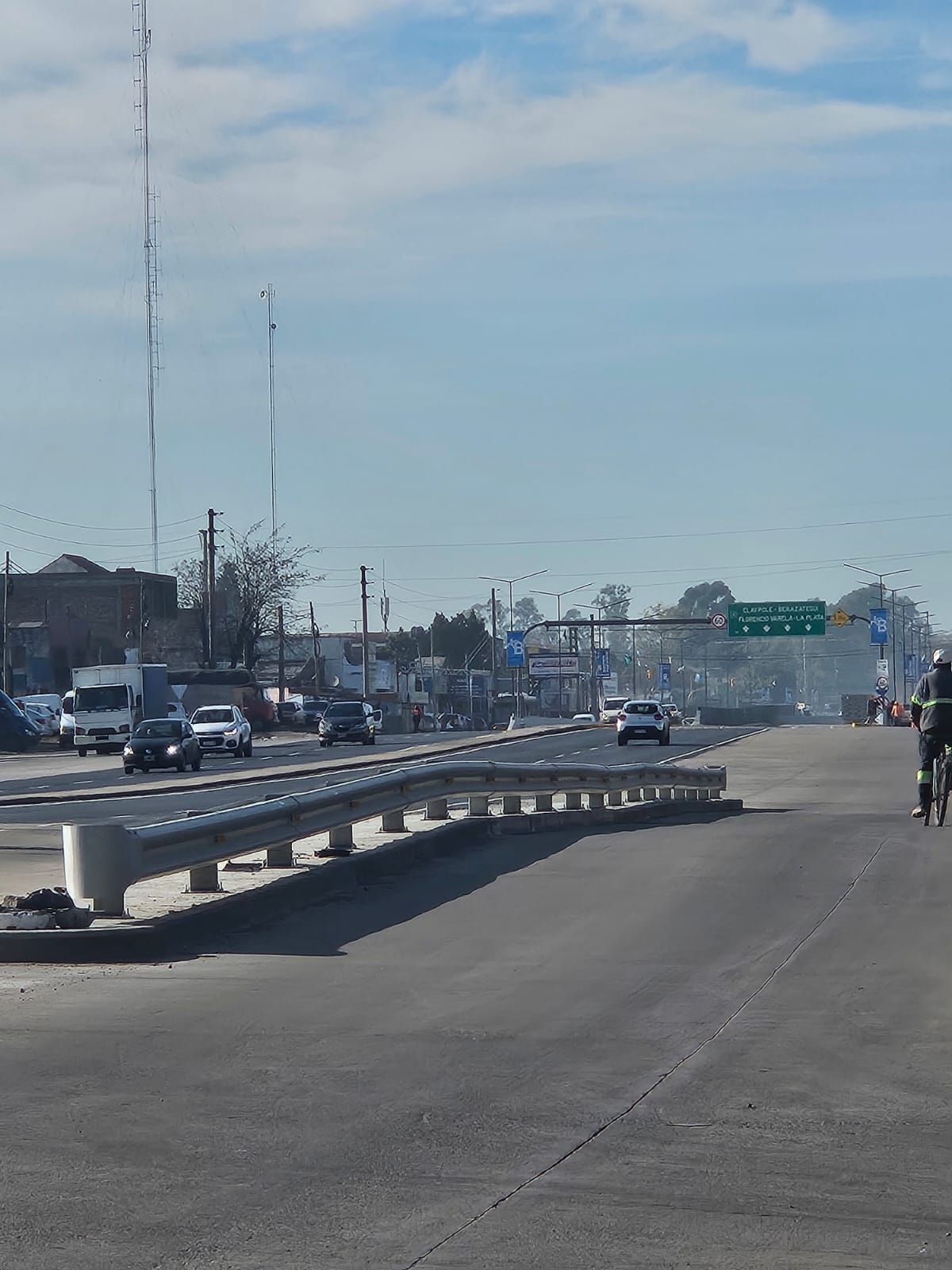 La obra se extiende hasta el viaducto 