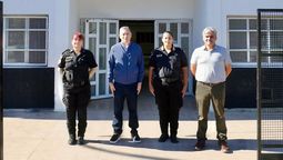 esteban echeverria: fernando gray recorrio la sede de la fuerza barrial de aproximacion