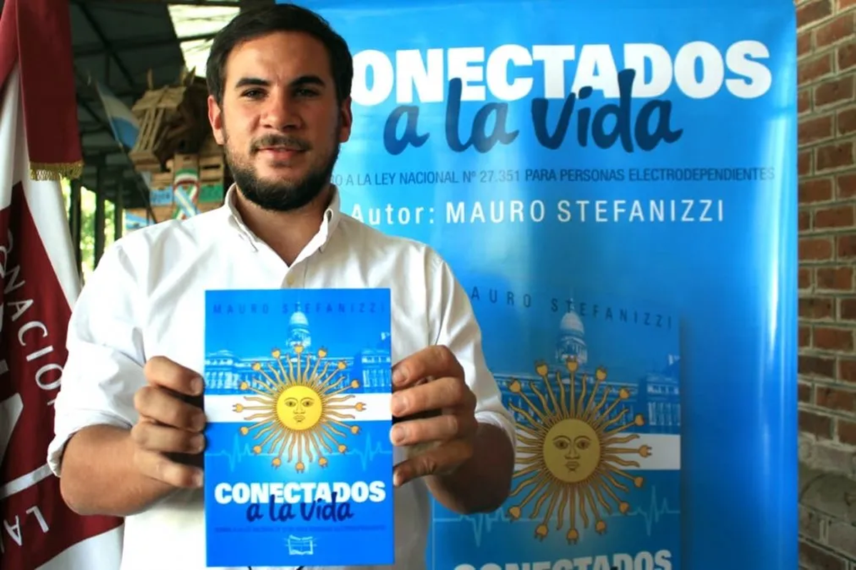 Mauro Stefanizzi, titular de la Asociación Argentina de Electrodependientes.