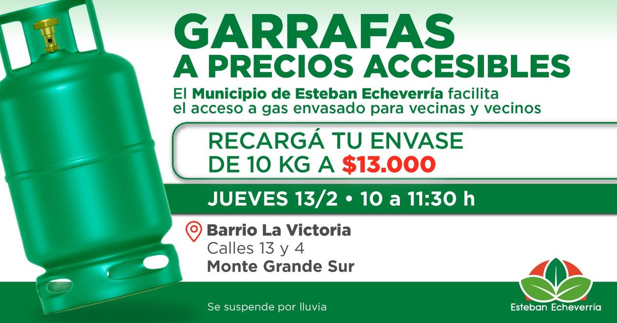 El operativo se llevará a cabo el próximo jueves en Monte Grande Sur. 