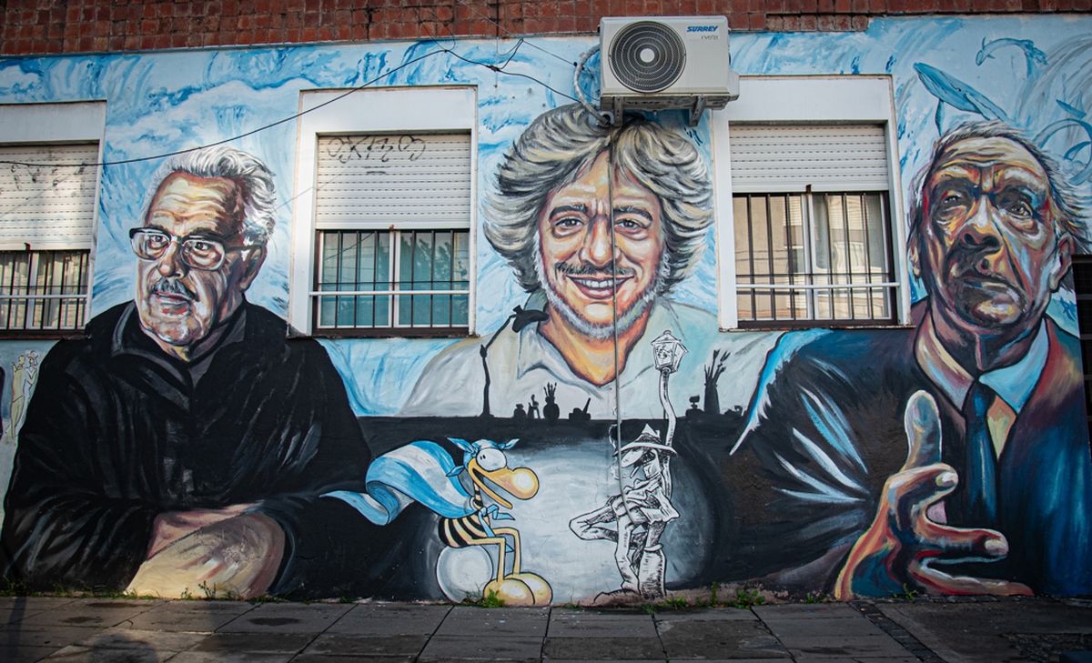 Se llevaron a cabo restauraciones en otros murales de Almirante Brown.