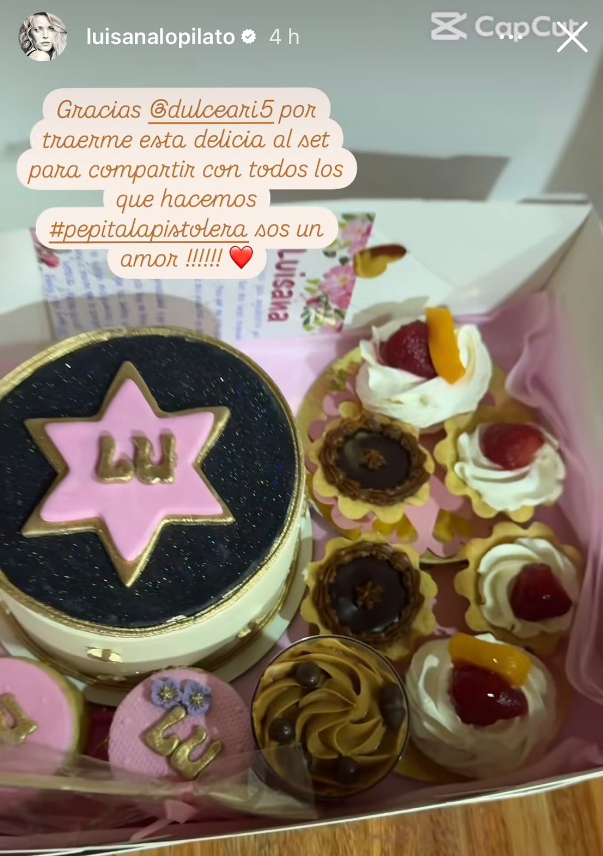 La famosa publicó en sus historias un agradecimiento a la vecina de Alejandro Korn.