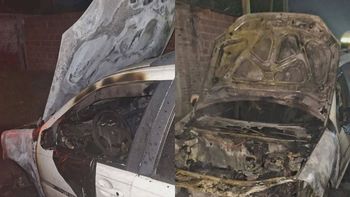 Glew: incendio de un auto generó preocupación entre los vecinos