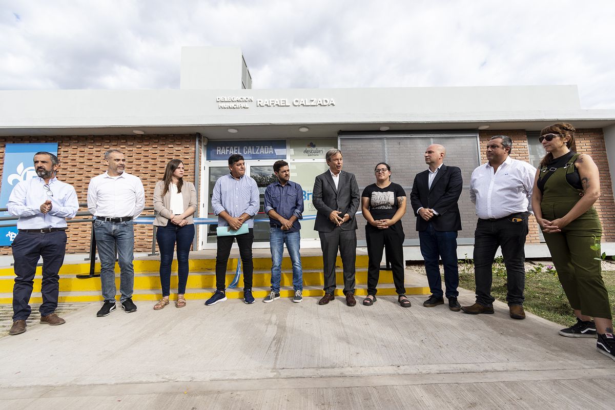 Almirante Brown: inauguraron la nueva delegación municipal de Rafael Calzada