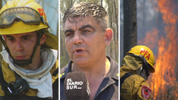 la titanica tarea de los bomberos tras 30 horas de incendio en ezeiza: estamos desde ayer a la manana