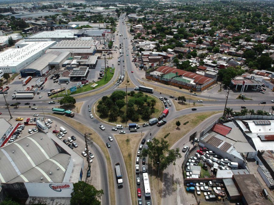 Por obras, habrá interrupciones de tránsito en la rotonda de Los Pinos en Burzaco