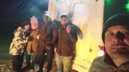 Milagro en la nieve: un peón rural fue rescatado por sus perros tras un temporal