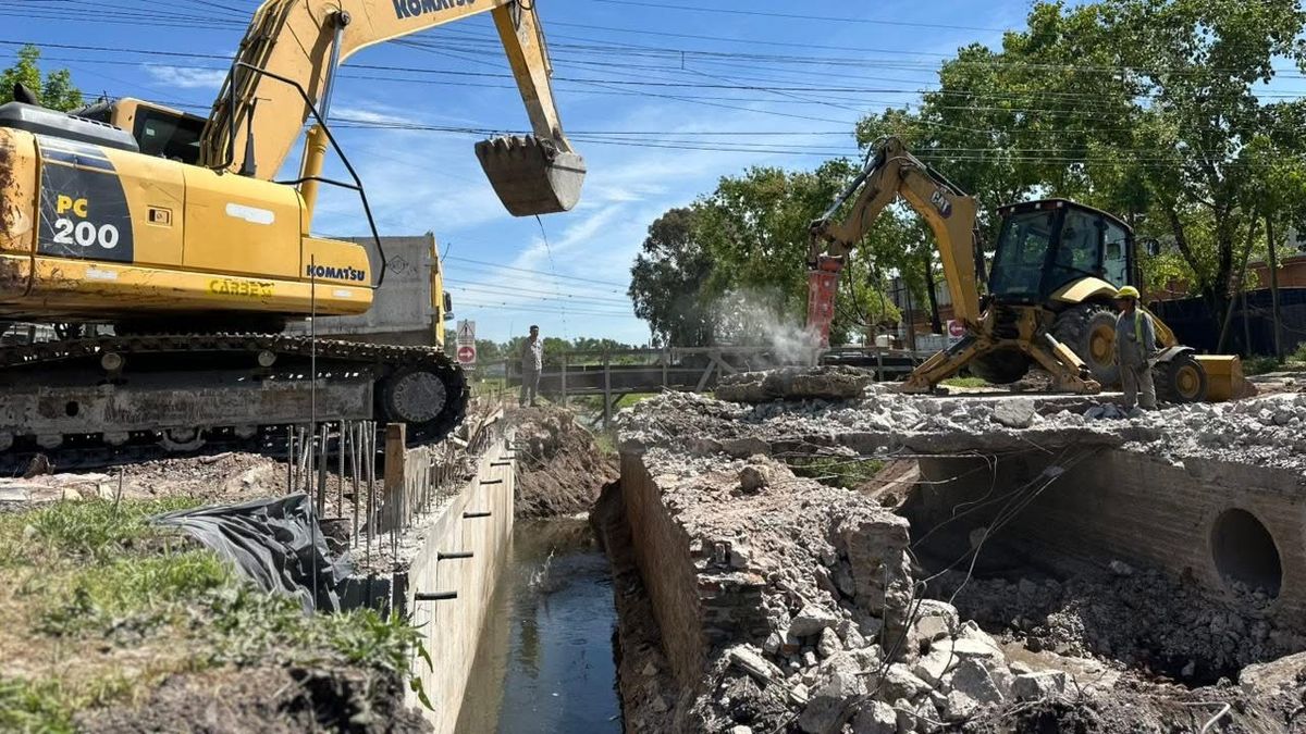 Obra hidráulica en Burzaco