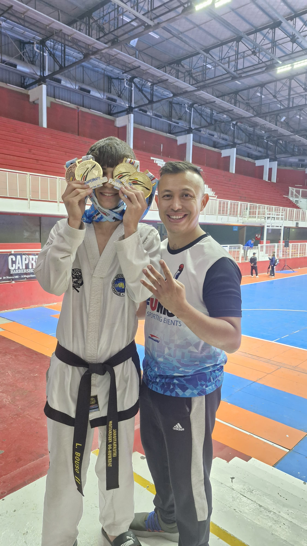 La academia de Taekwondo AFIT (TKDAFIT), ubicada en Monte Grande, se lució en el Panamericano Argentina Open.