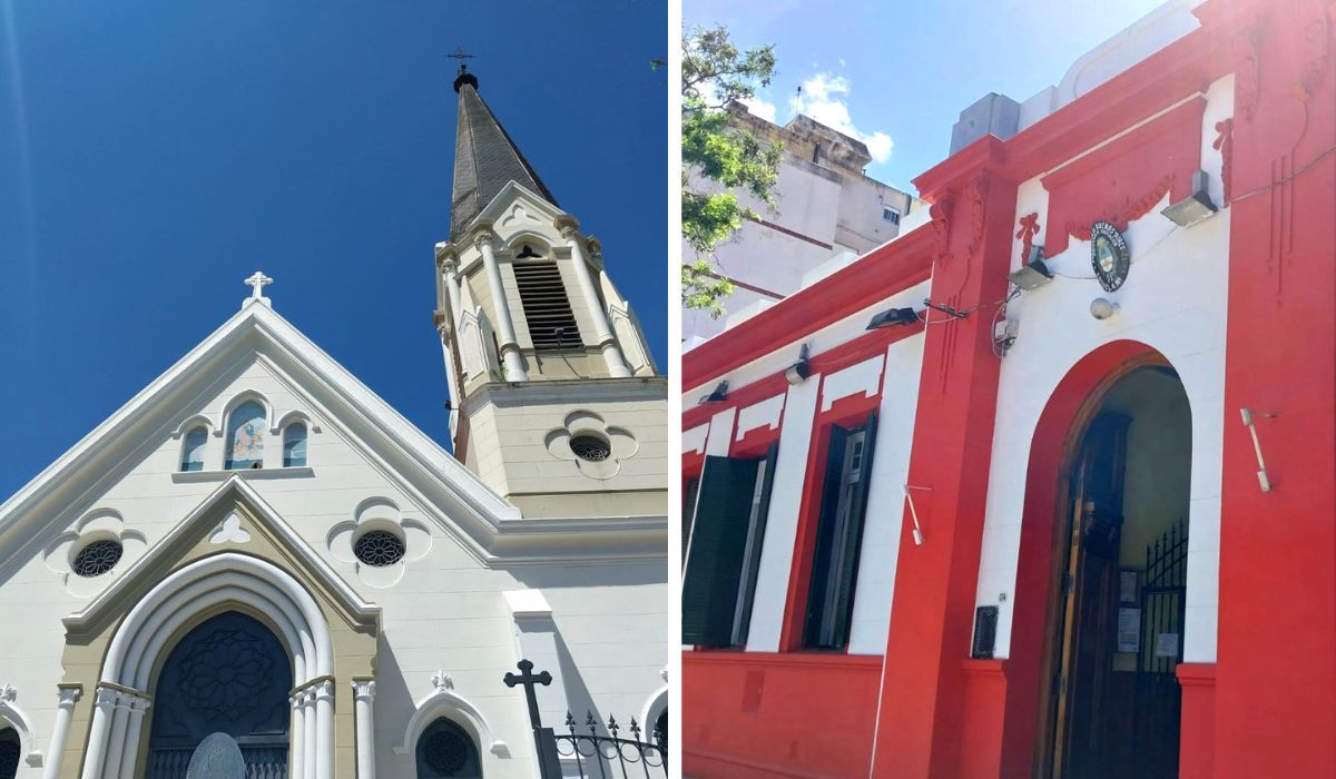Mantenimiento de edificios históricos en Monte Grande: obras en la Parroquia y la Escuela 1
