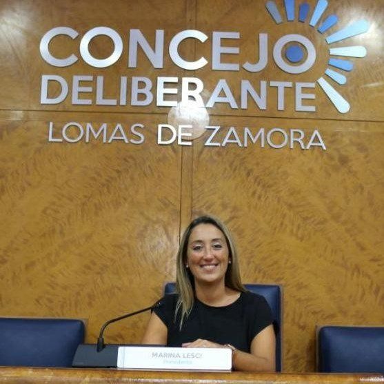 Marina Lesci es la nueva intendenta de Lomas de Zamora.