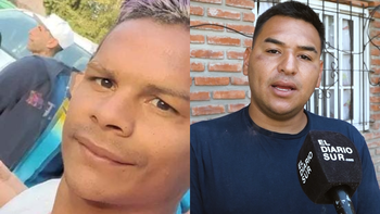Rodrigo Benítez, el joven asesinado, y su hermano Matías pidiendo justicia