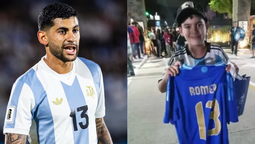 la emocion de un nene de banfield con un gesto del cuti romero: es mi idolo