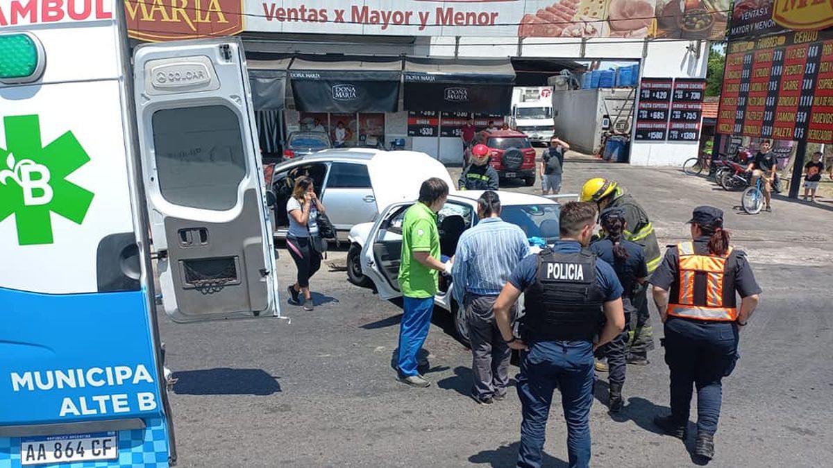 El accidente se produjo en horas de la tarde sobre la Av. Monteverde en la localidad de Burzaco.