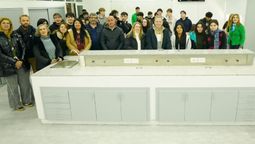 fernando gray inauguro el laboratorio de la escuela secundaria n°1 de monte grande