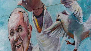 Almirante Brown: el Municipio homenajeó al Papa Francisco con un mural en Rafael Calzada