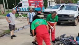 una concejal de san vicente sufrio un accidente en alejandro korn y la hospitalizaron