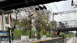 tren roca: servicio limitado en el ramal ezeiza por acumulacion de agua en turdera tren roca: servicio limitado en el ramal ezeiza por acumulacion de agua en turdera