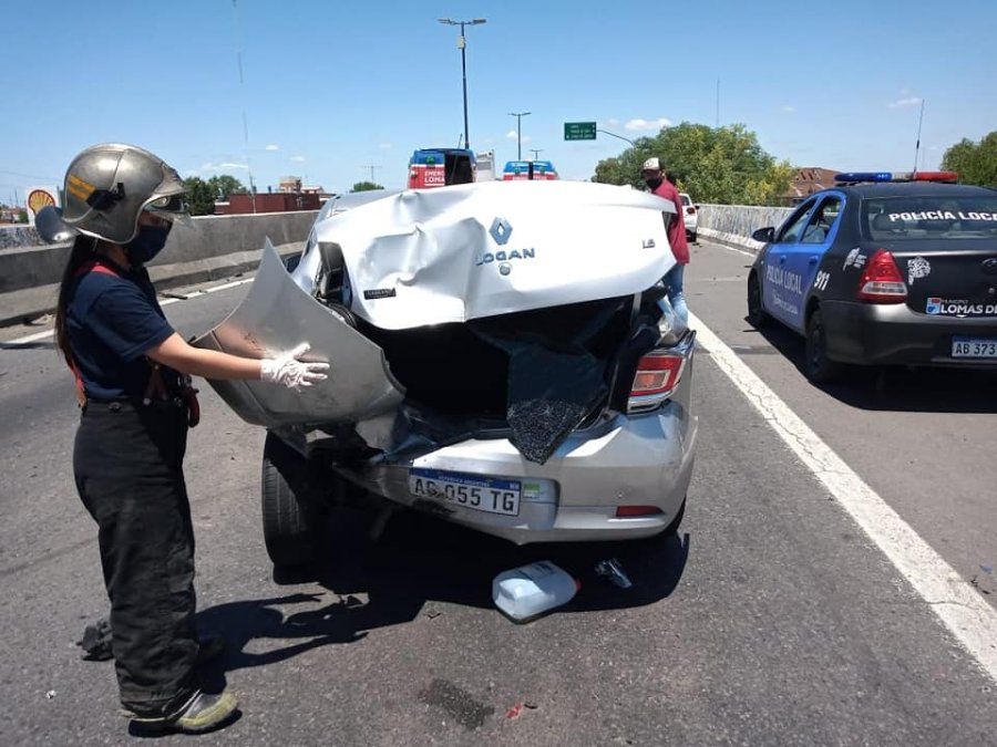 Triple choque en Camino Negro