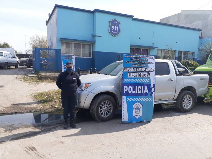 Secuestro. La banda capturada por la polic&iacute;a ten&iacute;a una camioneta Hilux con la que se mov&iacute;an para robar ganado.&nbsp;