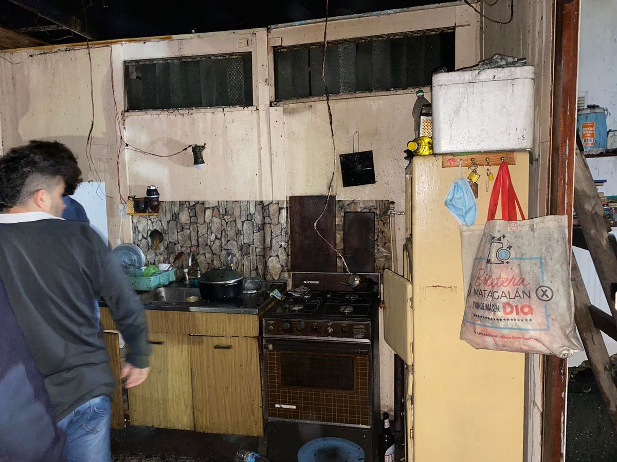 La casa incendiada en Lomas