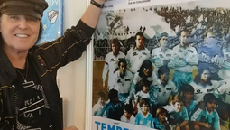 temperley y un visitante de lujo: el ex ac/dc dave evans recorrio las instalaciones del club