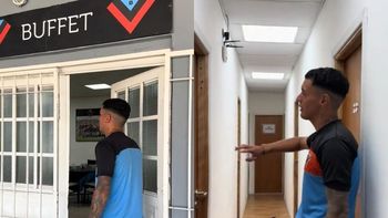 El recorrido de los jugadores de Brown de Adrogué por las instalaciones del predio que se volvió viral