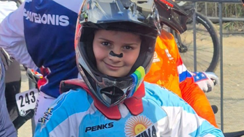 El corredor de BMX de Canning de 9 años
