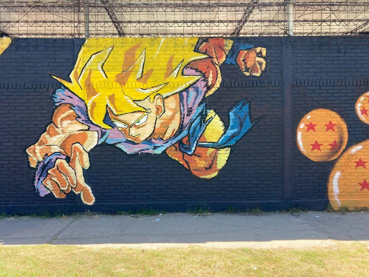 Goku en su primera transformaci&oacute;n como Super Saiyajin.