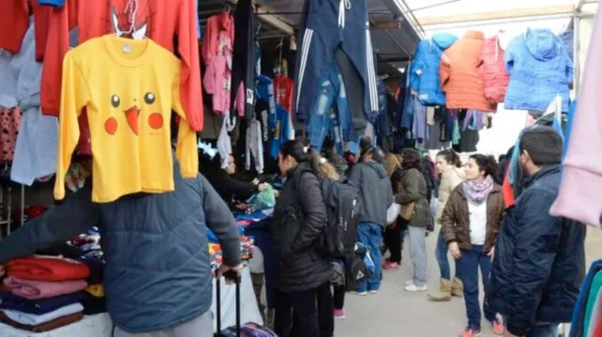 Así se encontraba La Salada, antes de la clausura. 
