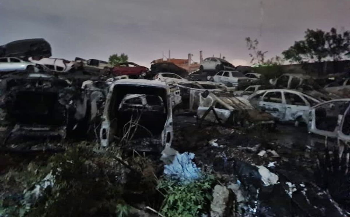 Así quedó el depósito judicial de Ingeniero Budge tras el incendio.