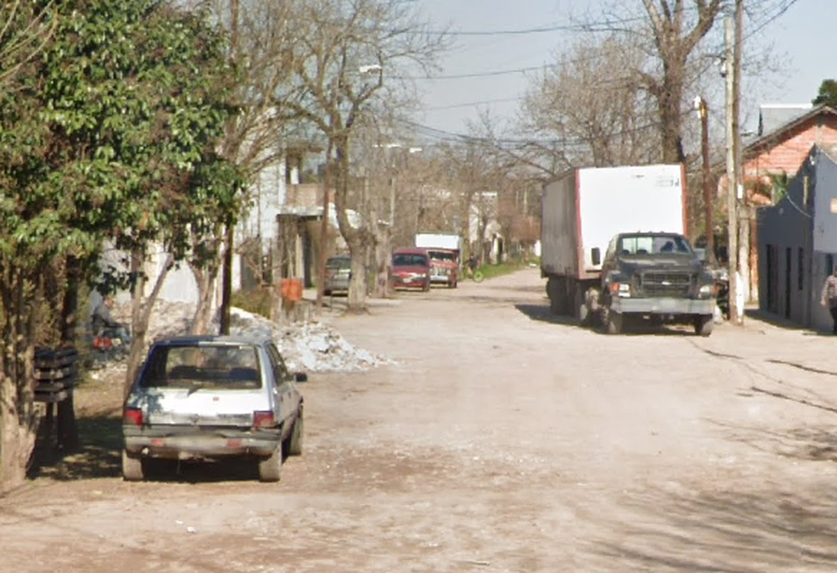 El lugar donde ocurrió el hecho en El Jagüel. 