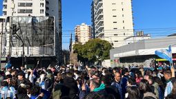 desahogo y locura por argentina en lomas: mira que fiesta, nos merecemos cosas buenas