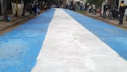 almirante brown: haran una bandera argentina con personas pintadas en adrogue