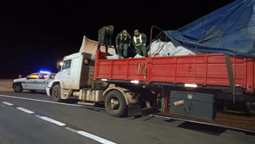 un camion de lomas con 40 lingotes de plomo y aluminio fue detenido en corrientes