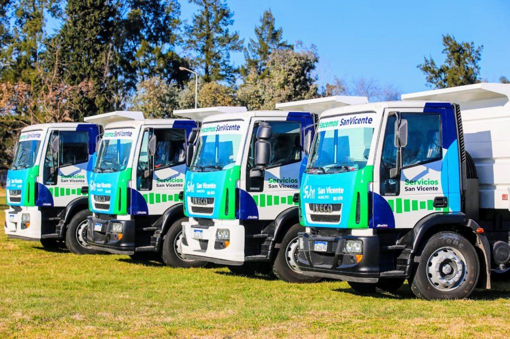El Municipio de San Vicente suma 6 camiones nuevos
