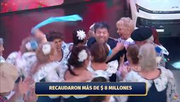 jubilados de luis guillon llevaron baile, romance y alegria a la tv y juntaron 8 millones de pesos