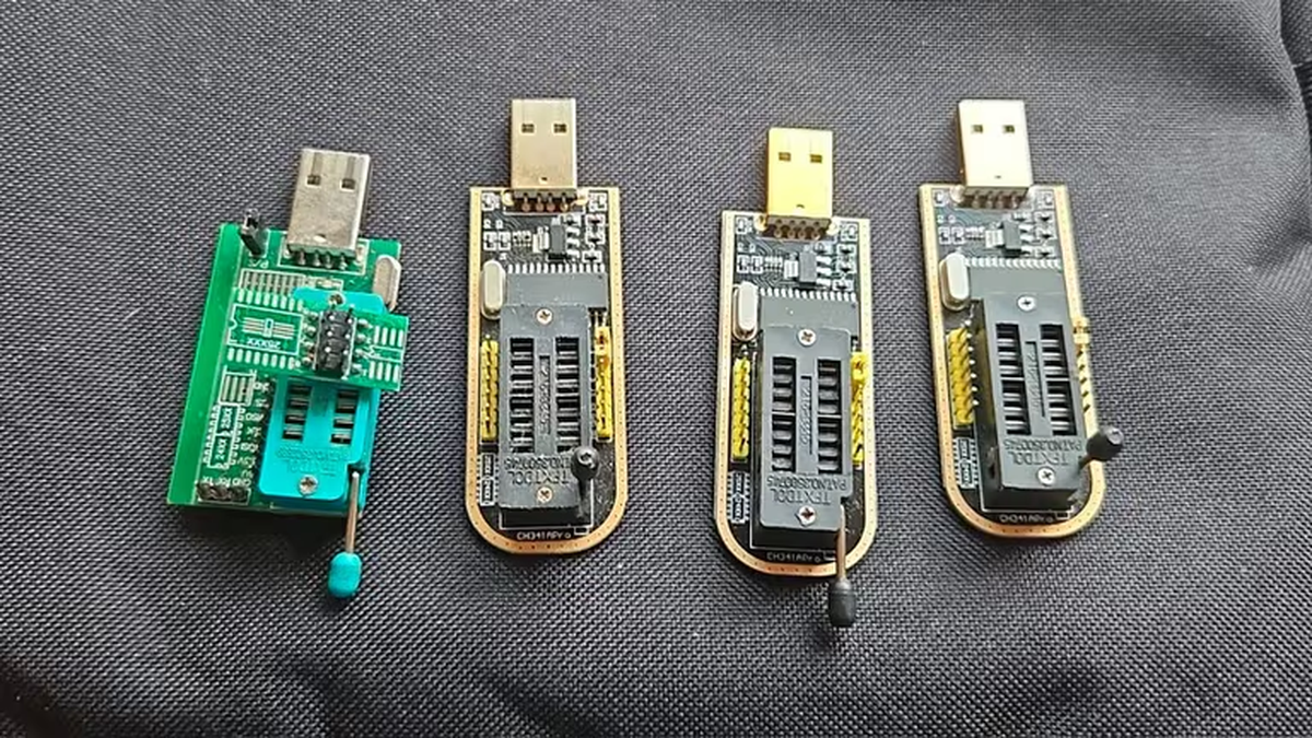 Los dispositivos que se utilizaban para desbloquear las notebooks.  