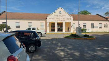 El Hospital Ramón Carrillo de San Vicente.