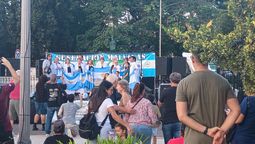 con vigilia y guiso, monte grande recordo a los caidos en malvinas