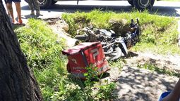Terrible choque entre dos motos en Lomas de Zamora: dos heridos de gravedad