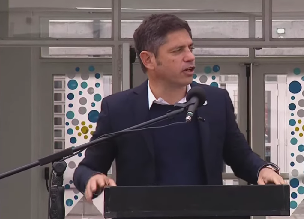 El gobernador Axel Kicillof se refirió a la situación de la Autopista Presidente Perón.
