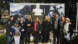 monte grande: realizaron un homenaje al general san martin a 175 anos de su fallecimiento